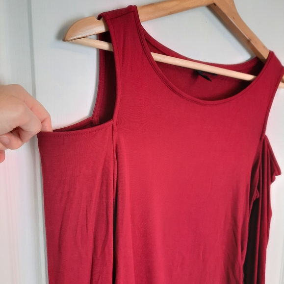 White House Black Market Cold-Shoulder Knit Top, Size Small - Picture 7 of 10